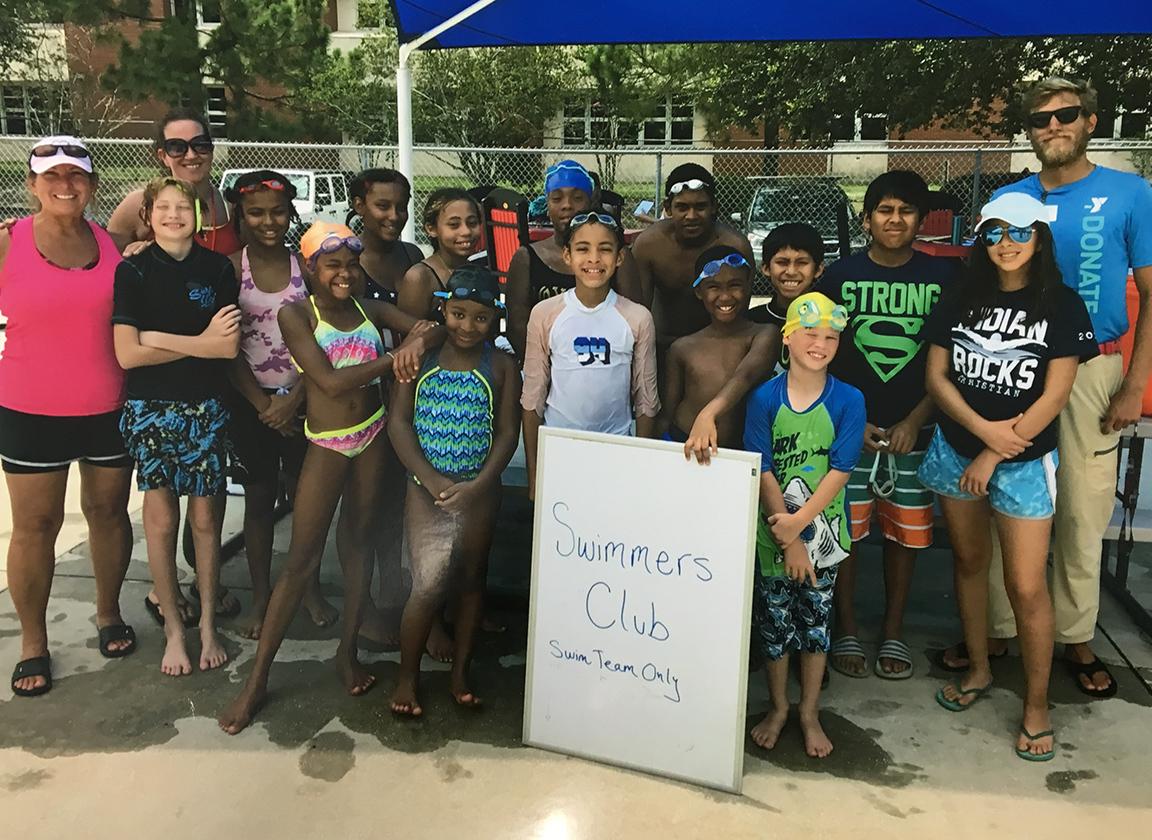 Greater Ridgecrest YMCA swim team 2017