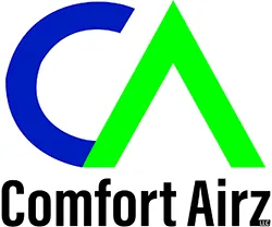 blue and green C A Comfort Airz logo